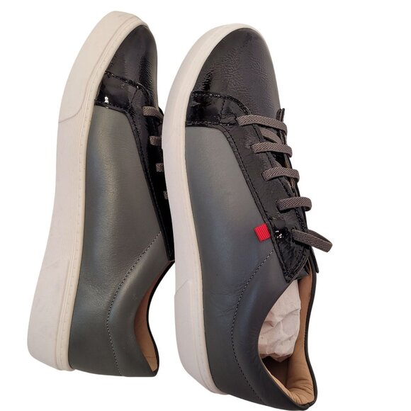 Marc Joseph New York Unisex Kids Casual Metropolitan Sneaker Gray Nappa 6.5 - Picture 9 of 15